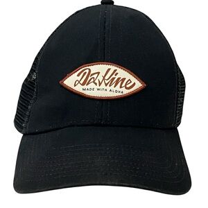 Dakine Adjustable Black Mesh Hawaiian Trucker Hat